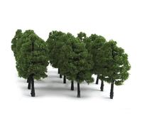 Serenophile Árboles modelo, paisaje ferroviario, 70 unidades de árboles modelo a escala HO para edificios de jardín TT Z