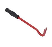 Serenophile Barra de palanca, herramienta de demolición, extractor de uñas, garra de acero resistente, mango ergonómico antideslizante, resistente al óxido, rojo, 30 cm para construcción