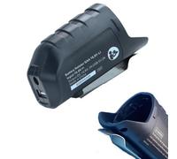 Serenophile BHB120 Adaptador de batería para Bosch 12 V 10,8 V Li-ion, puerto de carga USB con salida CC, convertidor de potencia dual para herramientas