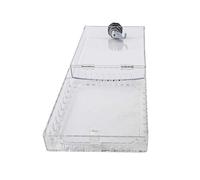 Serenophile Caja de bloqueo de termostato, cubierta de bloqueo de combinación, protector de pared, funda de seguridad a prueba de manipulaciones, carcasa de policarbonato transparente para control de