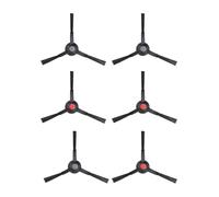 Serenophile Cepillos laterales de repuesto compatibles con eufy para aspiradora robot omni E25 y E28, limpieza eficiente de esquinas, nailon plástico, paquete de 6
