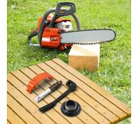 Serenophile Conjunto de aceite, kit de manguera de línea de presión, piezas de motosierra para 435 440E 445 450, incluye turbina y broche de cubierta, reemplaza 544084202