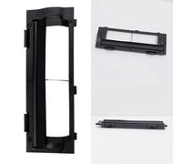 Serenophile Cubierta de cepillo principal para aspiradora robot Shark RV2001WD RV2000WD RV2001WRUS, pieza de repuesto 121KY2000W con almohadilla sellada a suelos, accesorio de plástico en negro