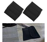 Serenophile Fundas de neopreno para pedales, almohadillas protectoras a prueba de arañazos para pedales planos de hasta 14 x 14 cm, acolchado grueso para transporte, almacenamiento interior y coches