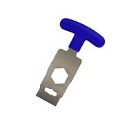 Serenophile Herramienta de extracción de globos oculares de piscina, extractor de chorro de piscina, llave de acero inoxidable con agarre suave para tapones de retorno SP1419A-E, mantenimiento de spa