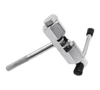 Serenophile Herramienta para romper cadenas, removedor de cadena de bicicleta de acero y extractor de remaches con mango antideslizante para reparación y mantenimiento, color plateado