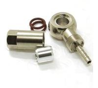 Serenophile Inserto de manguera hidráulica Banjo para Magura MT4 MT4E MT5 para frenos MT6 MT7 MT8, kit adaptador de metal plateado