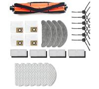 Serenophile Kit de piezas de repuesto para aspiradora robot imou L11-A y L11, incluye cepillo de rodillo, cepillos laterales, filtros, paños de fregona y accesorios para bolsas de polvo