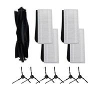Serenophile Kit de piezas de repuesto para aspiradora robot Medion X20 SW+ MD 11415 y para robot aspirador x21 SW+ MD 11500, incluye cepillo de rodillo principal, cepillos laterales y juego de