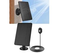 Serenophile Panel solar para Arlo, cargador de cámara de seguridad, 10 W, alta eficiencia, IP65 resistente a la intemperie, cable de 3 m para Pro 4/Ultra 2/Pro 3