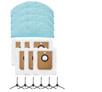 Serenophile Paños de fregona, bolsas de polvo, cepillos laterales para Philips HomeRun 7000, capacidad de 30 días, fácil instalación, kit de accesorios para aspiradora robot