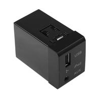 Serenophile Para Hyundai para Santa Fe 2007 2012 USB y adaptador de audio auxiliar, OEM 961202B000, instalación práctica