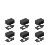 Serenophile Protector de viento para micrófono, parabrisas de espuma, cubierta de reducción de ruido para Insta360 X5 X4 X3, mejora la claridad de audio, paquete de 6, color negro