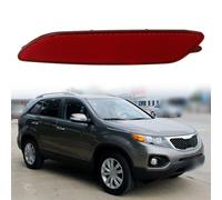Serenophile Reflector de parachoques, luz trasera, 924703E550, repuesto lateral izquierdo, lente de plástico rojo para Kia Sorento 2007-2009