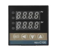 Serenophile REX-C100 - Controlador de temperatura digital inteligente con PID adaptativo, entrada tipo K para salida SSR, termostato industrial de 0-400 °C