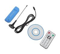 Serenophile RTL2832U R828D - Sintonizador de TV digital, USB TV Stick, receptor R828D, banda ancha de 25-1760 MHz para FM AM DSB LSB CW, conector dorado para escaneo inalámbrico de PC y portátil