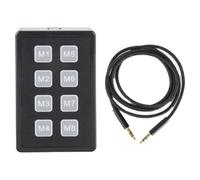Serenophile Teclado externo, almohadilla de control de radio para ICOM IC-705, IC-7300, IC-9700, SSB CW RTTY Shortcut, con cable de datos, accesorio de radio jamón