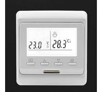 Serenophile Termostato programable, controlador de calefacción de suelo, regulador de temperatura digital, calefacción eléctrica de 16 A con sensor dual, montaje en pared para el hogar, la oficina