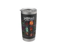 Seres Yokai de Japón Vaso térmico de acero inoxidable de doble pared