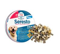 Seresto +8 kg + Galletas Minihuesitos Bolsa 1 unidad