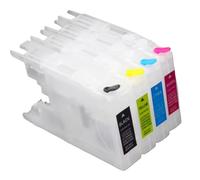 SErgcrFXb Cartucho de Tinta Recargable Compatible con Suministros de Impresora LC79 LC71 LC1280 LC75 LC1240 LC73 para el número de pie