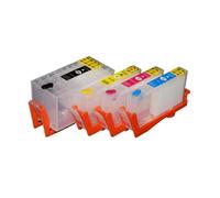SErgcrFXb Cartucho de Tinta Recargable No Hay Chips compatibles con Suministros de Impresora para 910 912 915 916 917 919 Uso con OfficeJet 8010 8020 8025 8028 8022 8026 8012 8018(Cartridge No Chip)