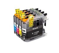 SErgcrFXb Compatible con Suministros de Impresora LC121 123 LC123 Cartucho de Tinta para MFC-J650DW MFC-J6720DW MFC-J6520DW DCP-J4110DW DCP-J132W(1 Set)