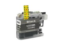 SErgcrFXb Compatible con Suministros de Impresora LC121 123 LC123 Cartucho de Tinta para MFC-J650DW MFC-J6720DW MFC-J6520DW DCP-J4110DW DCP-J132W(1Black)