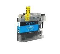 SErgcrFXb Compatible con Suministros de Impresora LC121 123 LC123 Cartucho de Tinta para MFC-J650DW MFC-J6720DW MFC-J6520DW DCP-J4110DW DCP-J132W(1Cyan)