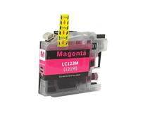 SErgcrFXb Compatible con Suministros de Impresora LC121 123 LC123 Cartucho de Tinta para MFC-J650DW MFC-J6720DW MFC-J6520DW DCP-J4110DW DCP-J132W(1Magenta)