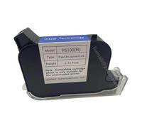 SErgcrFXb Impresora de inyección de Tinta térmica portátil, 600DPI, 12,7mm, Cartucho de Tinta ecosolvente de Secado rápido, Compatible con Suministros de Impresora YAOMATEC PS100M(1 Blue)