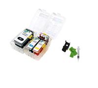 SErgcrFXb Kit de Recarga para Cartuchos de Tinta PG-260 Negro y CL-261 Color compatibles con impresoras MG2120 TS5120 MG2220 MG3120 MG3122 MG3220 MG3222 MG3520 MG3522(1Set)