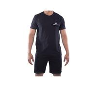 SERGE BLANCO Pijama Hombre 100% Algodón, Camiseta y Pantalon Corto Conjunto, Suave y Cómodo