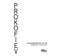 Sergei Prokofiev: Alexandre Nevsky Op.78 Música Hoja para Mezzo-Soprano