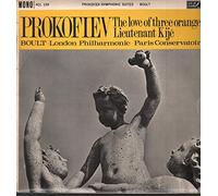 Sergei Prokofiev / Sir Adrian Boult Conducting The London Philharmonic Orchestra And Orchestre De La Socit Des Concerts Du Conservatoire - The Love Of Three Oranges & Lieutenant Kije - Ace Of Clubs - ACL 159
