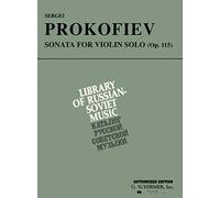 Sergei Prokofiev Sonata for Violin Solo: (Op. 115) (Library of Russian-Soviet Music)