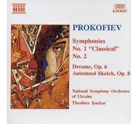 Sergei Prokofiev SYMPHONIES NOS. 1 classical and 2 (CD) Album (Importación USA)