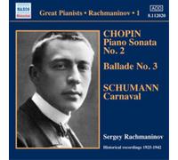 Sergei Rachmaninov Solo Piano Recordings - Volume 1 (CD) Album (Importación USA)