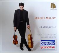 Sergey Malov, violin y violoncello da spalla - 13 Strings, Vol. 1 - Bach Suites para Cello 1007 & 1012 (tocadas en violoncello da spalla) y Bartók Sonata para Violin Solo
