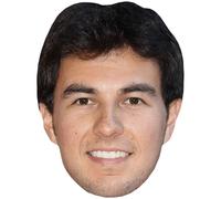Sergio Perez Mendoza (Smile) Big Head. Máscara más grande que la vida.