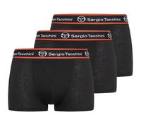 Sergio Tacchini Calzoncillos Hombre 3er-Pack Regular Básico Ajuste Negra Nueva