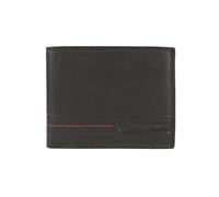 Sergio Tacchini Cartera para Hombre de Piel Auténtica, Delgada con Portatarjetas