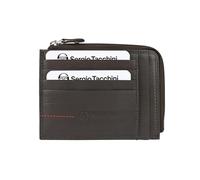 Sergio Tacchini Cartera para Hombre de Piel Auténtica, Delgada con Portatarjetas
