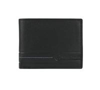 Sergio Tacchini Cartera para Hombre de Piel Auténtica, Delgada con Portatarjetas