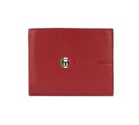 Sergio Tacchini Cartera para Hombre de Piel Auténtica, Delgada con Portatarjetas