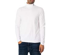 Sergio Tacchini de los hombres Camiseta de cuello alto Edward, Blanco