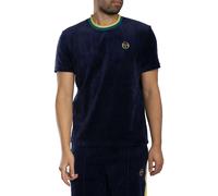 Sergio Tacchini de los hombres Camiseta de terciopelo Monte, Azul