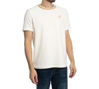 Sergio Tacchini de los hombres Camiseta de terciopelo Slice, Blanco