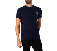 Sergio Tacchini de los hombres Camiseta Felton, Azul
