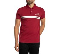 Sergio Tacchini de los hombres Nueva camiseta polo Supermac, rojo